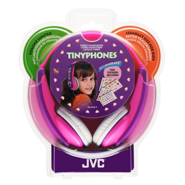JVC HA-KD5 Over-Ear Headphone for Kids - Pink