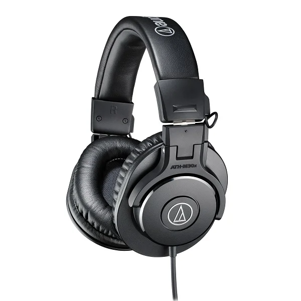 Audio-Technica ATH-M30x Professional Studio Monitoring Over-Ear Headphone - Black