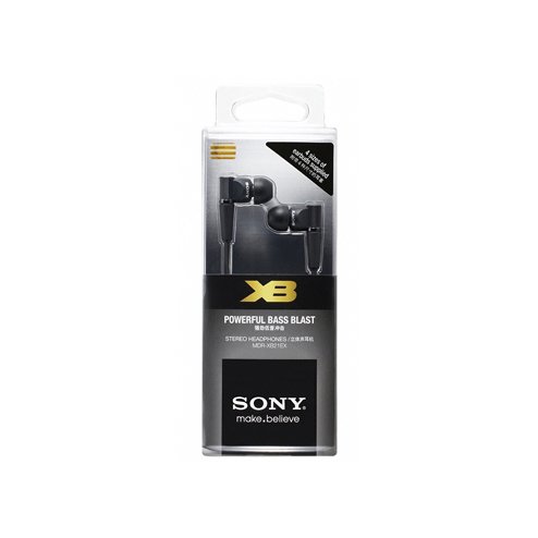 Sony MDR-XB21EX Extra Bass In-Ear Earphone - Black