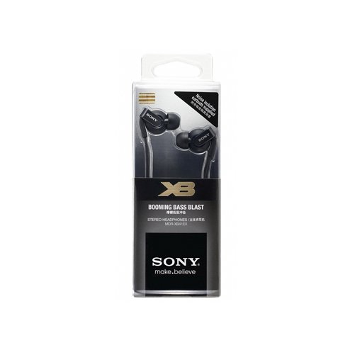 Sony MDR-XB41EX Extra Bass In-Ear Earphone - Black Sony MDR-XB41EX Extra Bass In-Ear Earphone - Black