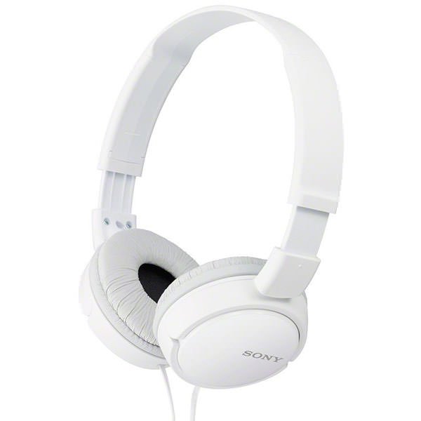 Sony MDR-ZX110 On-Ear Headphone - White Sony MDR-ZX110 On-Ear Headphone - White