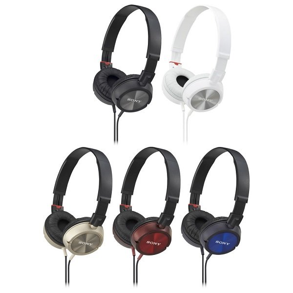 Sony MDR-ZX300 On-Ear Headphone - Silver