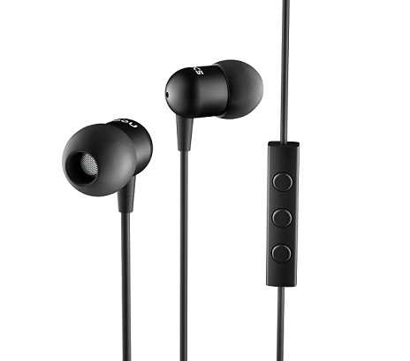 NOCS NS200 Aluminium In-Ear Earphone with Mic - Black