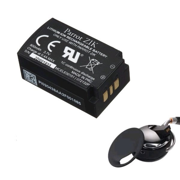Parrot 3.7V Zik Series Replacement Li-Ion Rechargeable Battery Parrot 3.7V Zik Series Replacement Li-Ion Rechargeable Battery