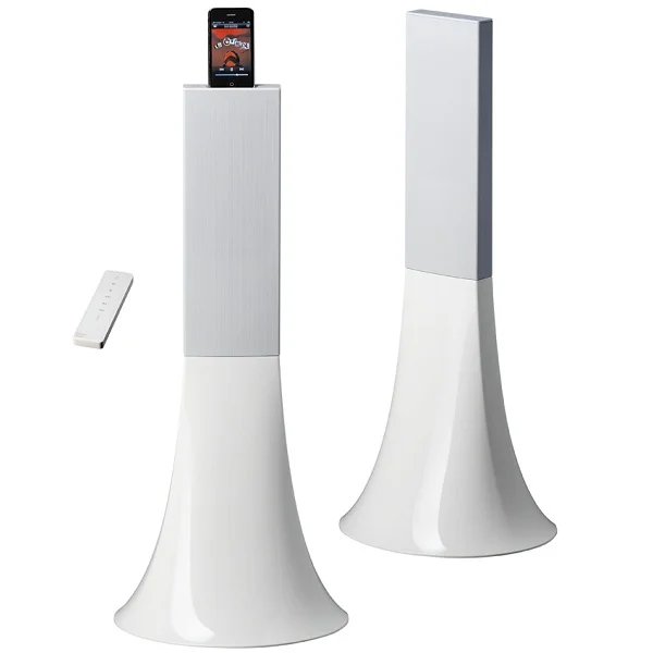 Parrot Zikmu by Starck Wireless Bluetooth Dock 2.0 Speaker System - Arctic White