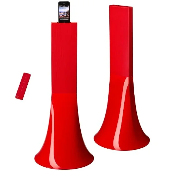 Parrot Zikmu by Starck Wireless Bluetooth Dock 2.0 Speaker System - Dragon Red