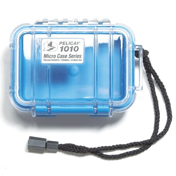 Pelican 1010 Micro Case - Clear Blue Pelican 1010 Micro Case - Clear Blue