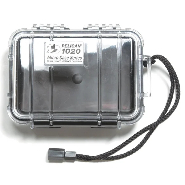 Pelican 1020 Micro Case - Clear Black