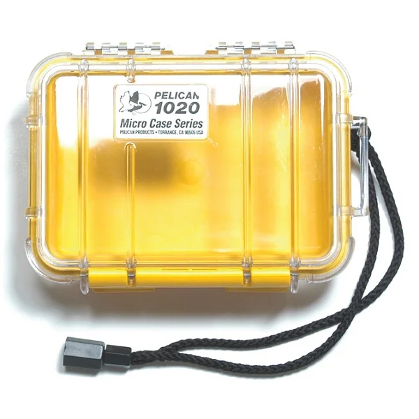 Pelican 1020 Micro Case - Clear Yellow