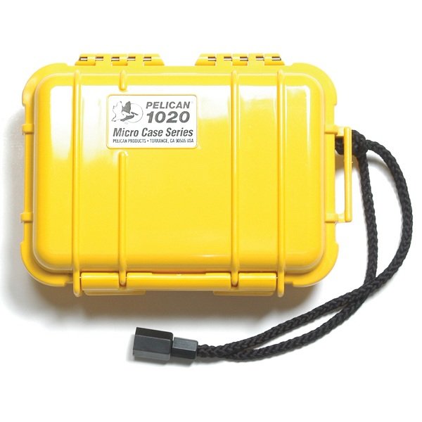 Pelican 1020 Micro Case - Solid Yellow Pelican 1020 Micro Case - Solid Yellow
