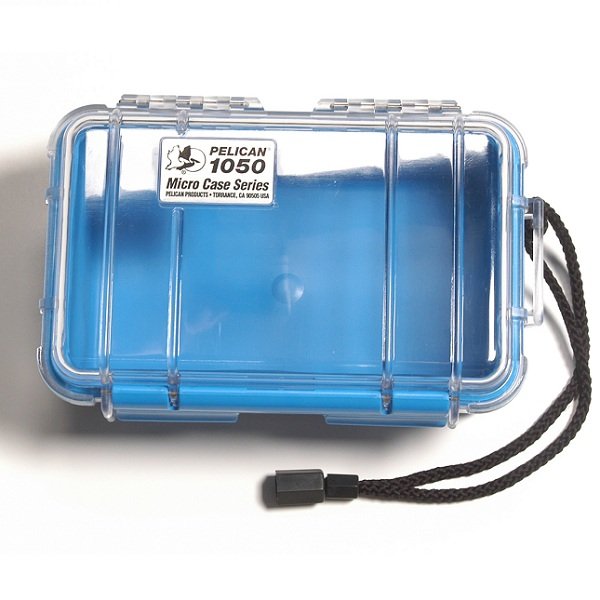 Pelican 1050 Micro Case - Clear Blue