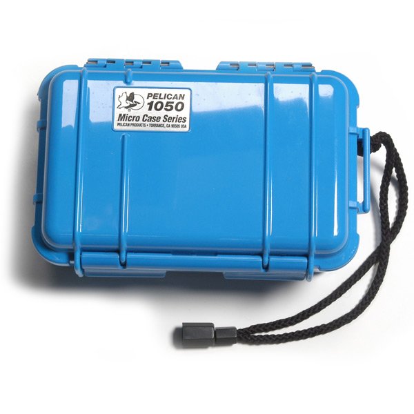 Pelican 1050 Micro Case - Solid Blue