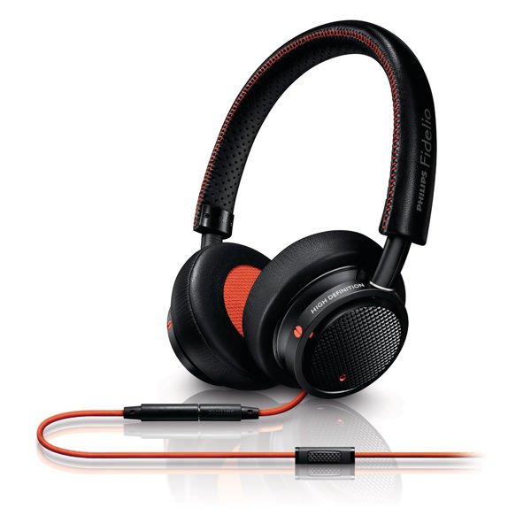 Philips Fidelio M1 Over-the-Ear Headphone with Mic - Orange Philips Fidelio M1 Over-the-Ear Headphone with Mic - Orange