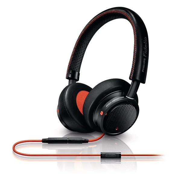 Philips Fidelio M1 Over-the-Ear Headphone with Mic - Orange
