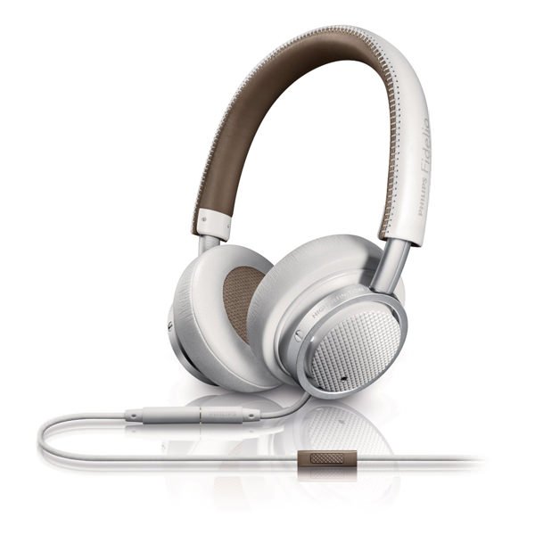 Philips Fidelio M1 Over-the-Ear Headphone with Mic - White Philips Fidelio M1 Over-the-Ear Headphone with Mic - White