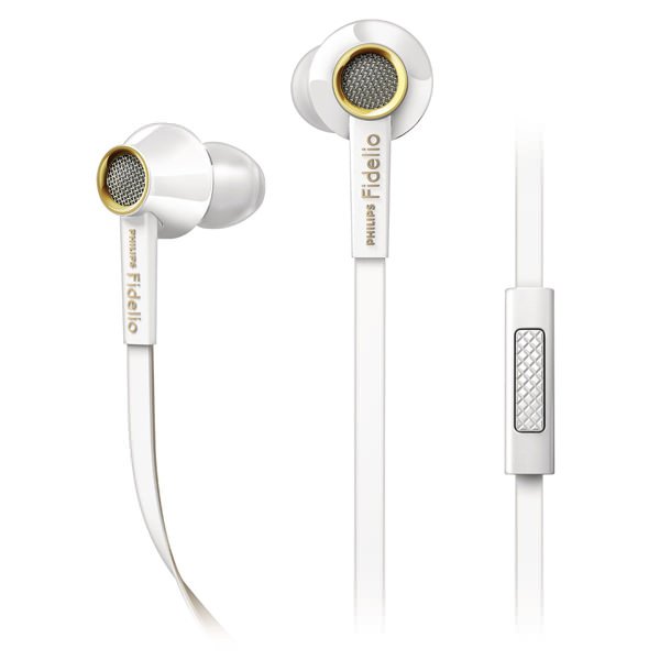 Philips Fidelio S2 In-Ear Earphone with Mic - White Philips Fidelio S2 In-Ear Earphone with Mic - White