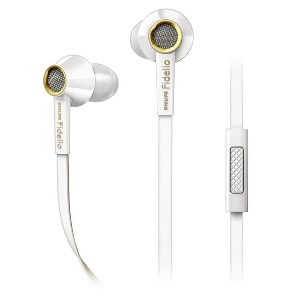Philips Fidelio S2 In-Ear Earphone with Mic - White