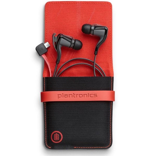 Plantronics BackBeat GO 2 + Charging Case Wireless Bluetooth In-Ear Earphone with Mic - Black Plantronics BackBeat GO 2 + Charging Case Wireless Bluetooth In-Ear Earphone with Mic - Black