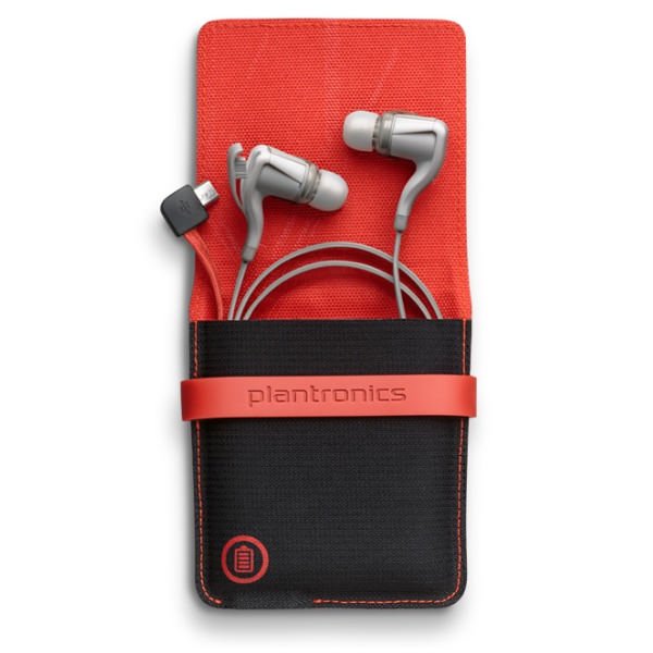 Plantronics BackBeat GO 2 + Charging Case Wireless Bluetooth In-Ear Earphone with Mic - White Plantronics BackBeat GO 2 + Charging Case Wireless Bluetooth In-Ear Earphone with Mic - White