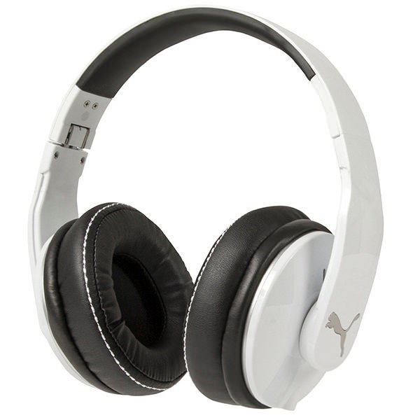 Puma Vortice Over-the-Ear Headphone with Mic - White Puma Vortice Over-the-Ear Headphone with Mic - White