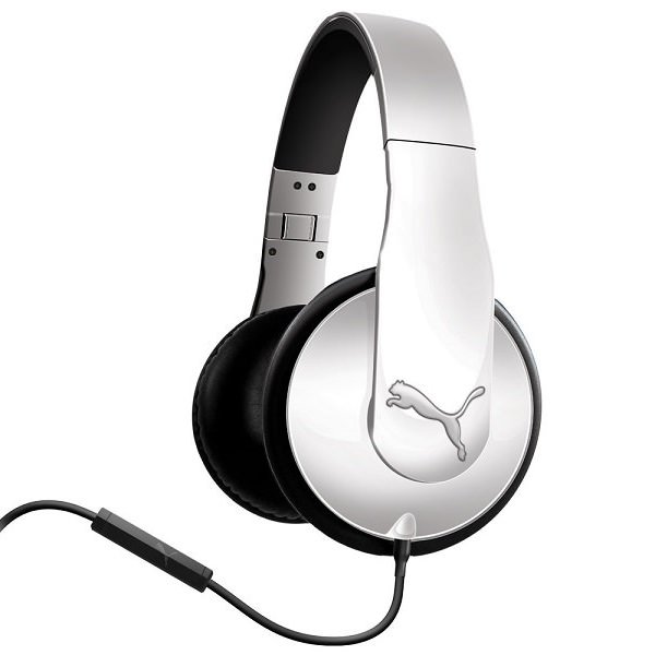 Puma Vortice Over-the-Ear Headphone with Mic - White Puma Vortice Over-the-Ear Headphone with Mic - White