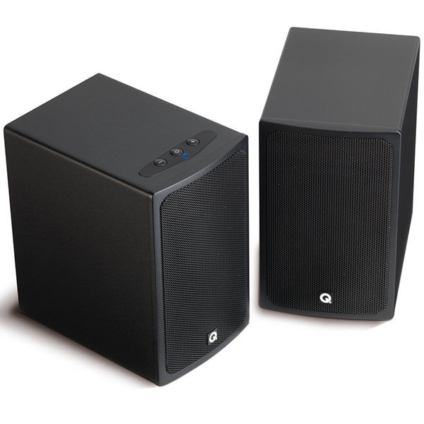 Q Acoustics Q-Media BT3 Bluetooth Powered Bookshelf 2.0 Speaker System - Black Q Acoustics Q-Media BT3 Bluetooth Powered Bookshelf 2.0 Speaker System - Black