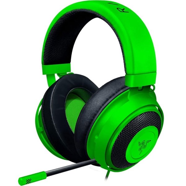 Razer Kraken 3.5mm Multi-Platform Over-Ear Gaming Headset with Mic - Razer Green Razer Kraken 3.5mm Multi-Platform Over-Ear Gaming Headset with Mic - Razer Green