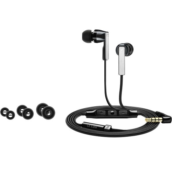 Sennheiser CX 5.00 I Lightning In-Ear Earphone with Mic - Black