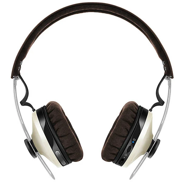 Sennheiser MOMENTUM On Ear (M2 OEBT) Wireless Bluetooth Noise-Cancelling On-Ear Headphone with Mic - Ivory