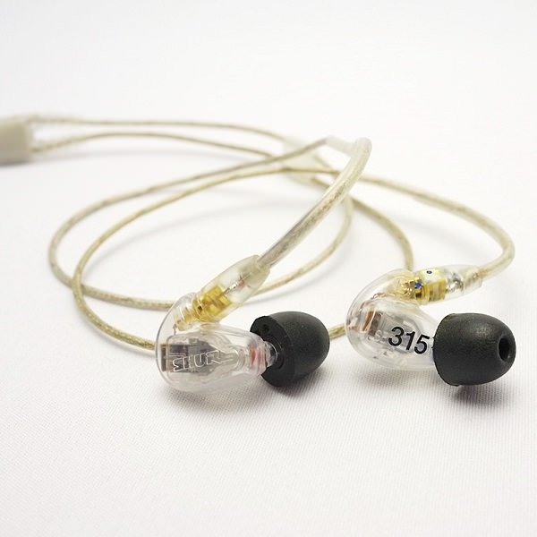 Shure SE315 In-Ear Earphone - Clear Shure SE315 In-Ear Earphone - Clear