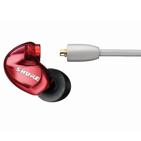 Shure SE535 Special Edition 3-Driver Wired/Wireless Bluetooth In-Ear Earphone with Mic - Red Shure SE535 Special Edition 3-Driver Wired/Wireless Bluetooth In-Ear Earphone with Mic - Red