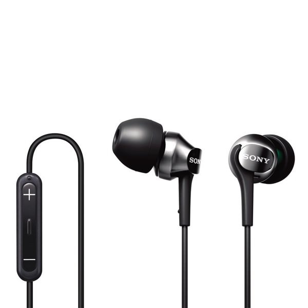 Sony DR-EX61IP In-Ear Earphone with Mic - Black Sony DR-EX61IP In-Ear Earphone with Mic - Black