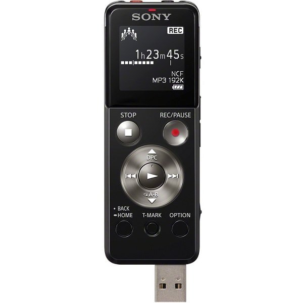 Sony ICD-UX543F Portable Digital Audio & Voice Recorder - Black Sony ICD-UX543F Portable Digital Audio & Voice Recorder - Black