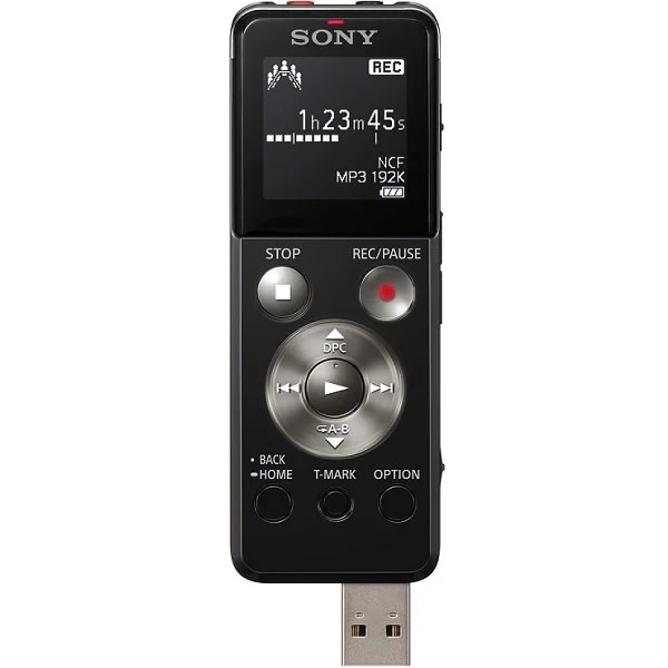 Sony ICD-UX543F Portable Digital Audio & Voice Recorder - Black