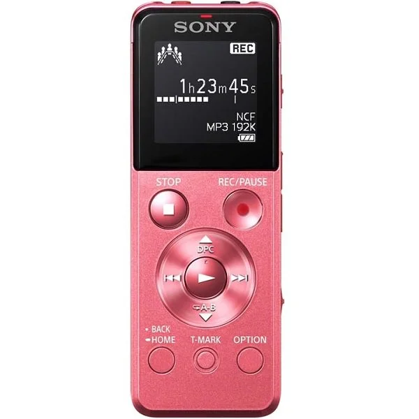 Sony ICD-UX543F Portable Digital Audio & Voice Recorder - Pink