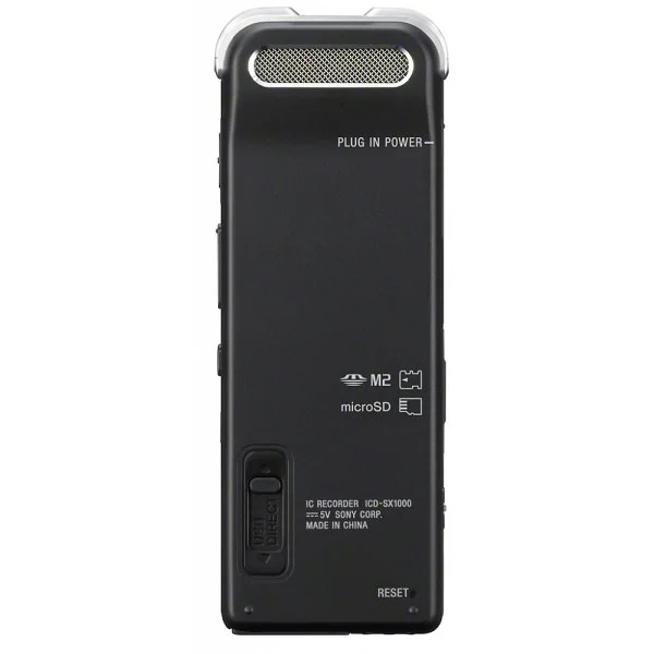 Sony ICD-SX1000 Portable Digital Audio & Voice Recorder - Black