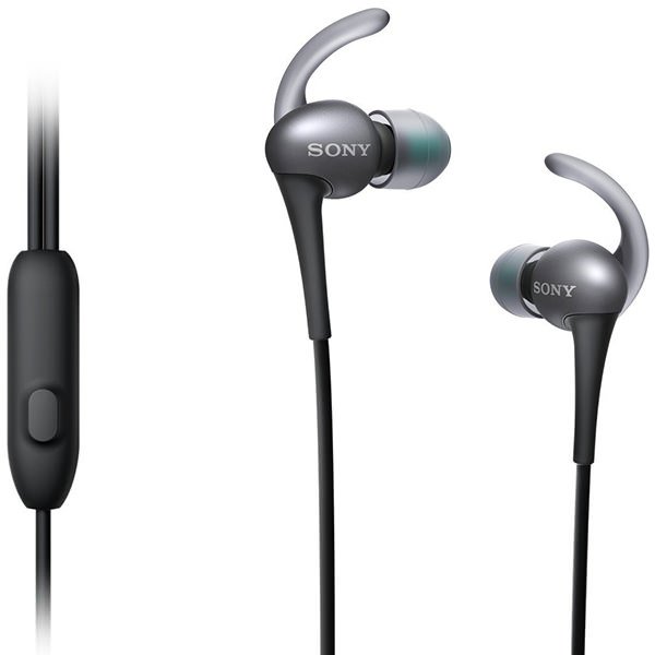 Sony MDR-AS800AP In-Ear Earphone with Mic - Black Sony MDR-AS800AP In-Ear Earphone with Mic - Black
