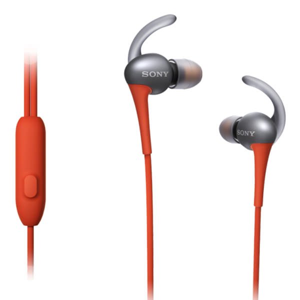 Sony MDR-AS800AP In-Ear Earphone with Mic - Orange