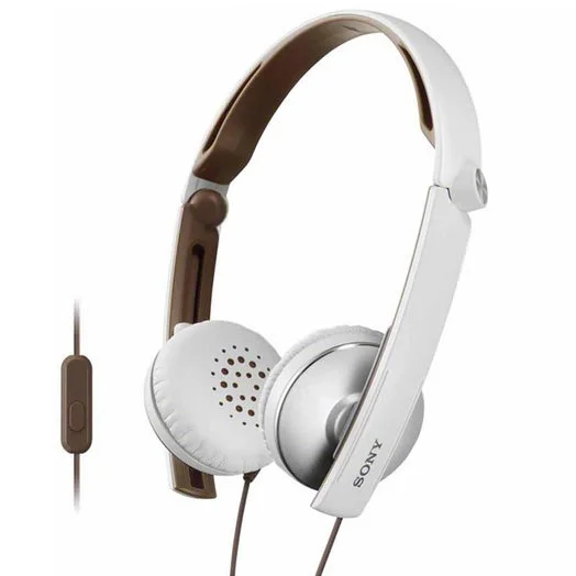 Sony MDR-S70AP On-Ear Headphone with Mic - White