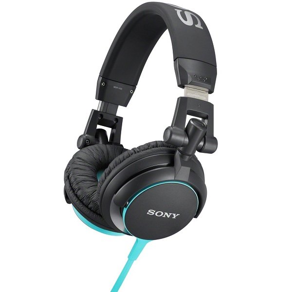 Sony MDR-V55 DJ-Style On-Ear Headphone - Blue Sony MDR-V55 DJ-Style On-Ear Headphone - Blue