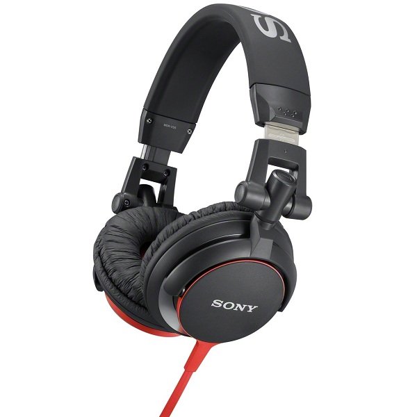 Sony MDR-V55 DJ-Style On-Ear Headphone - Red Sony MDR-V55 DJ-Style On-Ear Headphone - Red