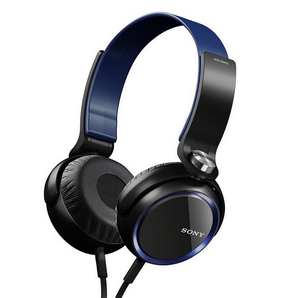Sony MDR-XB400 Extra Bass On-Ear Headphone - Blue Sony MDR-XB400 Extra Bass On-Ear Headphone - Blue