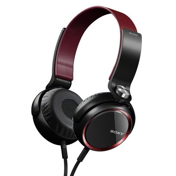 Sony MDR-XB400 Extra Bass On-Ear Headphone - Red Sony MDR-XB400 Extra Bass On-Ear Headphone - Red