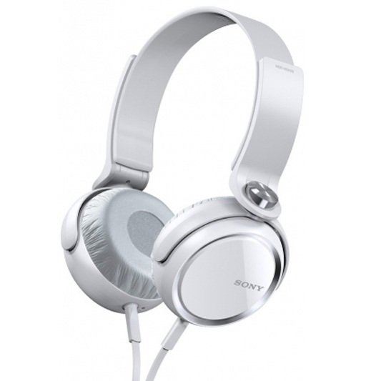 Sony MDR-XB400 Extra Bass On-Ear Headphone - White Sony MDR-XB400 Extra Bass On-Ear Headphone - White