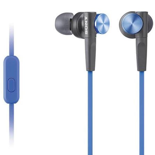 Sony MDR-XB50AP In-Ear Earphone with Mic - Blue