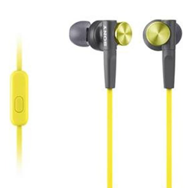 Sony MDR-XB50AP In-Ear Earphone with Mic - Yellow Sony MDR-XB50AP In-Ear Earphone with Mic - Yellow
