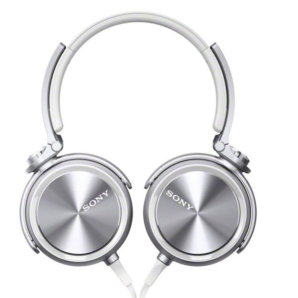 Sony MDR-XB610 On-Ear Headphone - White Sony MDR-XB610 On-Ear Headphone - White
