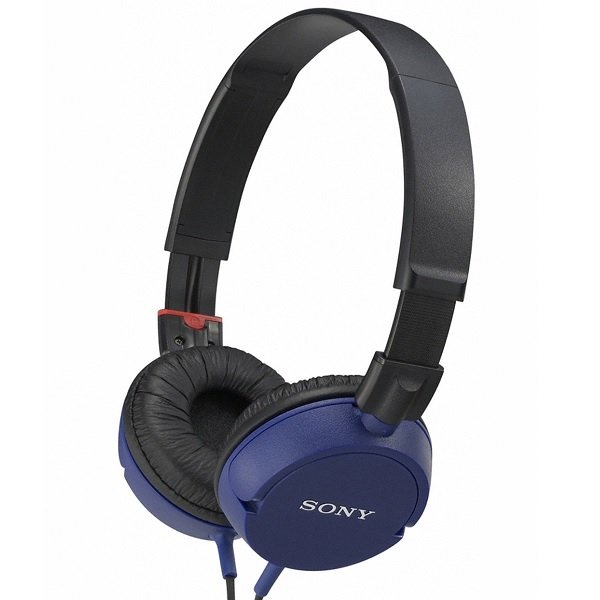Sony MDR-ZX100 On-Ear Headphone - Blue Sony MDR-ZX100 On-Ear Headphone - Blue