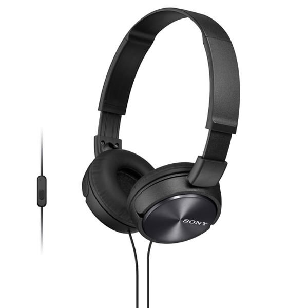 Sony MDR-ZX310AP On-Ear Headphone with Mic - Black Sony MDR-ZX310AP On-Ear Headphone with Mic - Black