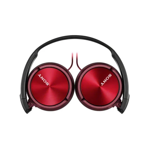 Sony MDR-ZX310AP On-Ear Headphone with Mic - Red